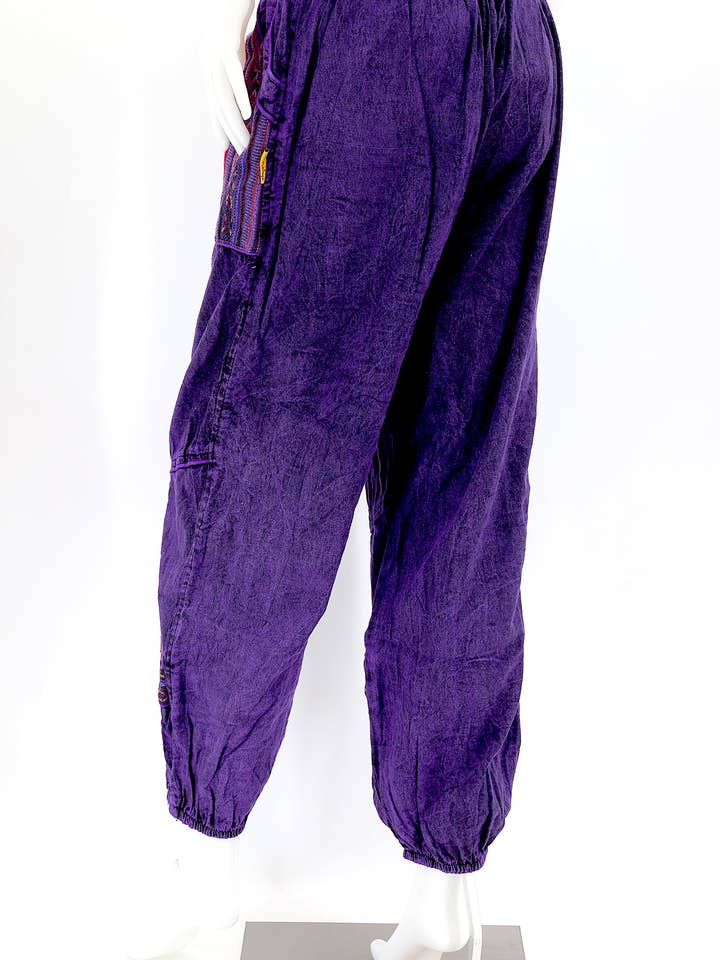 Himalaya Handmade - Wholesale Pants – Women's - Cotton Hippie Handmade Harem Faded Color Bohemian Trousers14