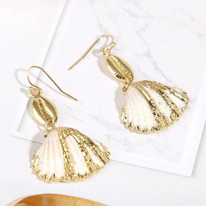 APARA Jewelry - Wholesale Dangle Earrings - SEASHELL Earrings1