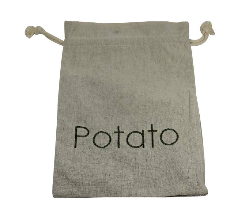Cream KITCHEN BASICS Preserving Bag POTATO 11x15" for wholesale on Faire0