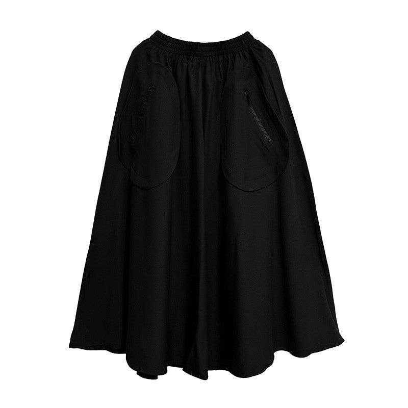 UZ Wholesale Store – wholesale Skirt – Women’s – Large Pocket High Waist A-Line Skirt Loose Fit4