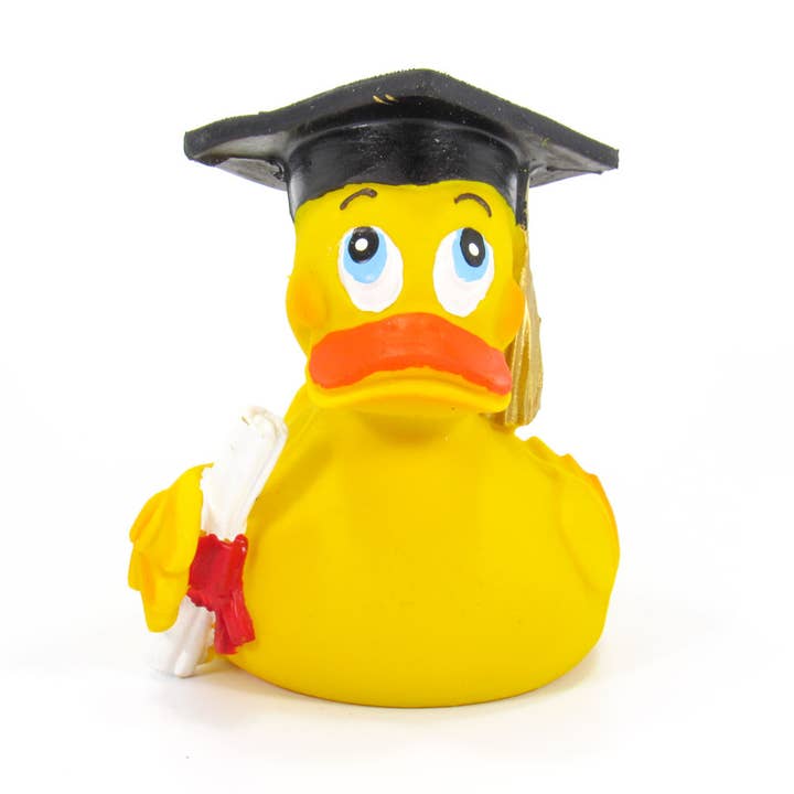 Graduation Diploma Rubber Duck for wholesale by Ducks in the Window