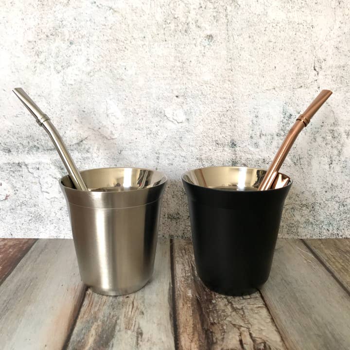 Stainless Steel mate cup & bombilla Set for wholesale by Matear