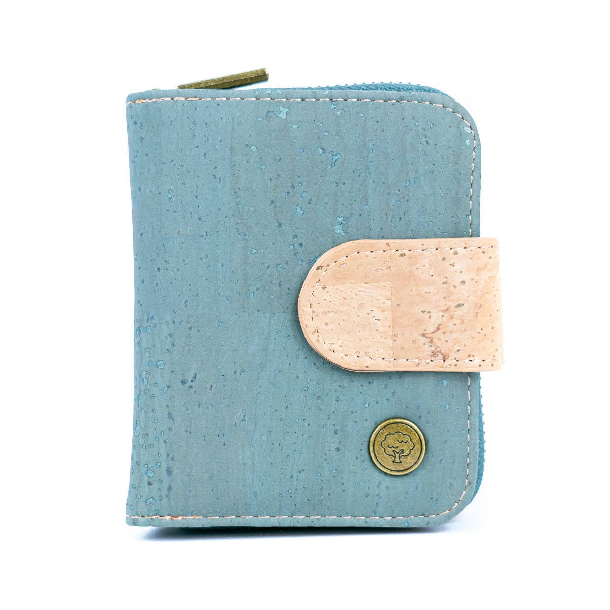 Meninas Bonitas Cork - Wholesale Wallet - Women's - Stylish Solid-Color Cork Women's Short Wallet BAG-23530