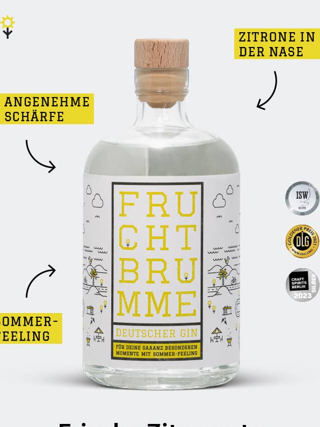 Fruchtbrumme Gin por atacado de Manukat