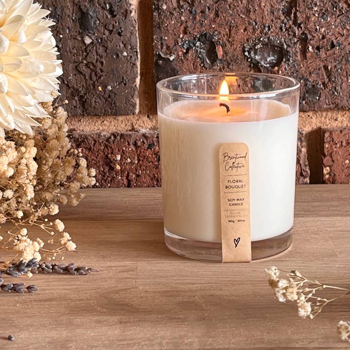 Brentwood Collective - Wholesale Jar/Filled Candle - Floral Bouquet | Candle