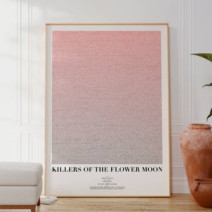 Poster met scenario voor Killers of the Flower Moon voor wholesale door Fade Out Prints