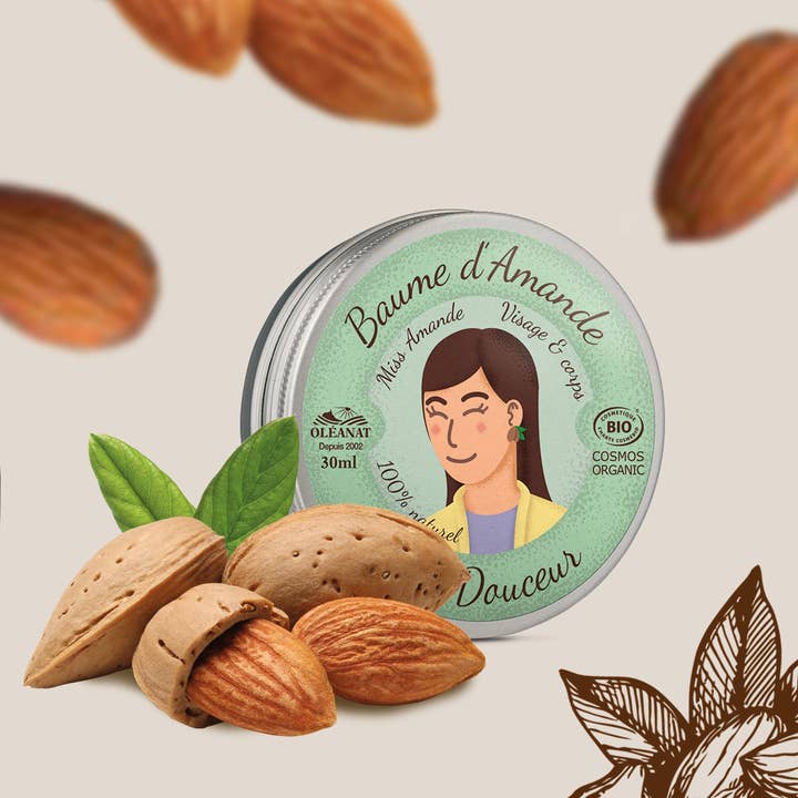 Le Secret Naturel – wholesale Body balm/butter – OLEANAT ORGANIC SWEET ALMOND BALM 30ml
