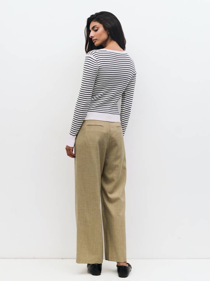 MOD REF - Wholesale Knit Sweater - Women's - The Taryn Sweater | Striped Knit Sweater7