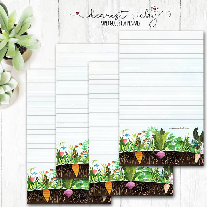 Carta da scrivere per lettere da orto per la vendita all'ingrosso da parte di Dearest Nicky / Mouse & Wren