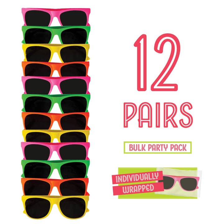 Razor Shopping - Wholesale Sunglasses - Kids - Kids Sunglasses Party Favors By Neliblu 80S Style Sun G