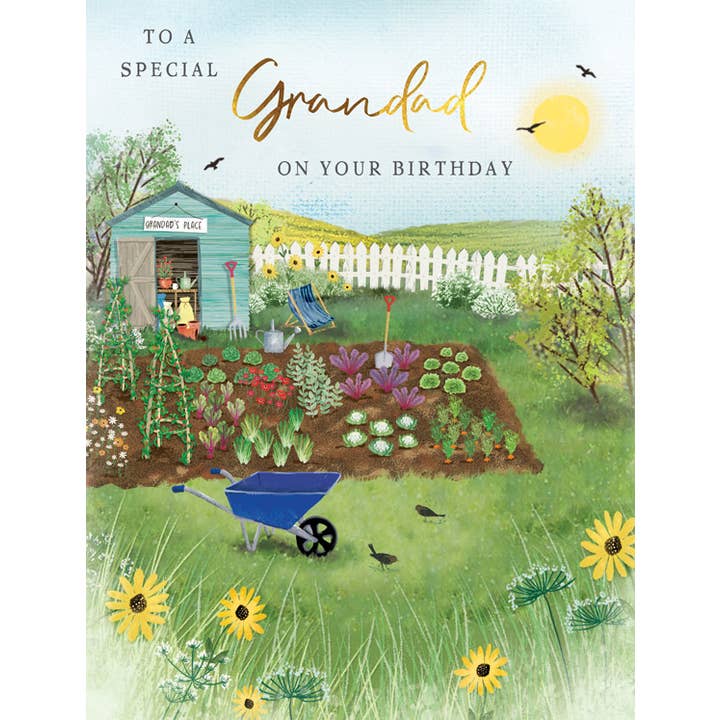 Piccadilly Greetings – wholesale Birthday card – Birthday Card, Grandad, Veg Patch