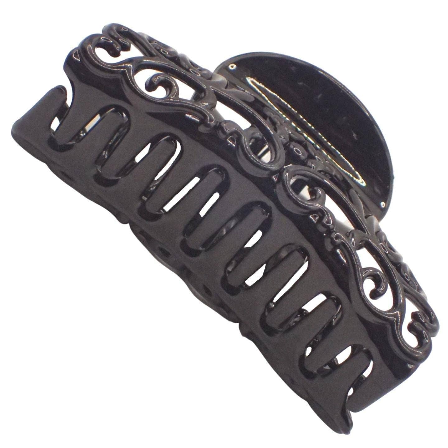 Topkids Accessories – wholesale Hair clip – Women’s – 9cm Black or Brown Tort Hair Claw Clip, Detailed Hair Claw for Women & Girls, Thick Hair Claw, Hair Clips Women Claw Clips, Medium Clamps & Claws for Thick Hair11