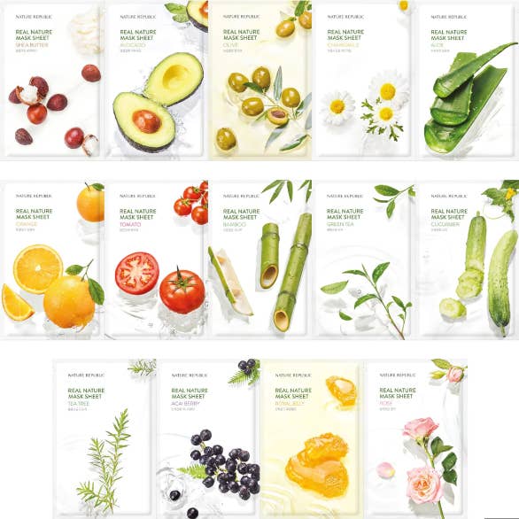 Best Beauty Group - Wholesale Skincare Face Mask - NATURE REPUBLIC Real Nature Face Sheet Mask