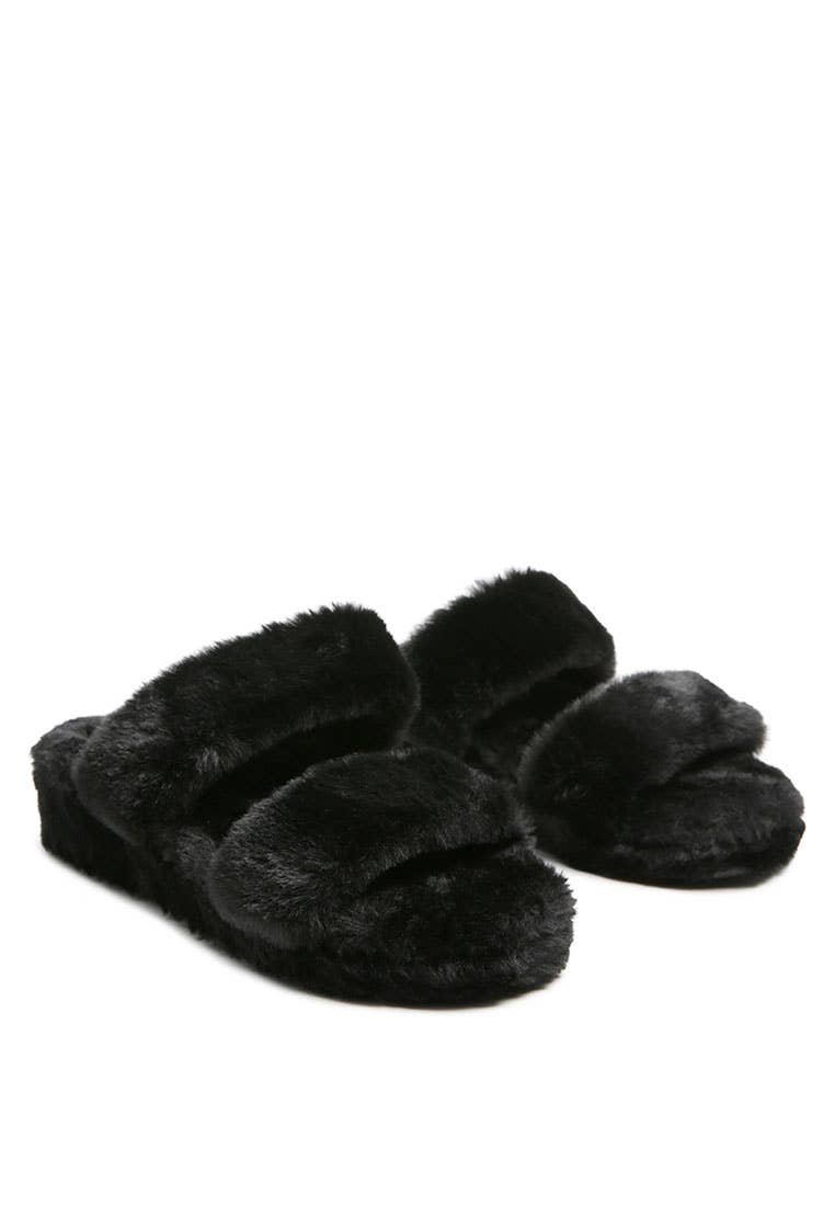 Rag Company – wholesale Slippers – Women's – SMOOTHIE FUR SLIP-ON FLATS5