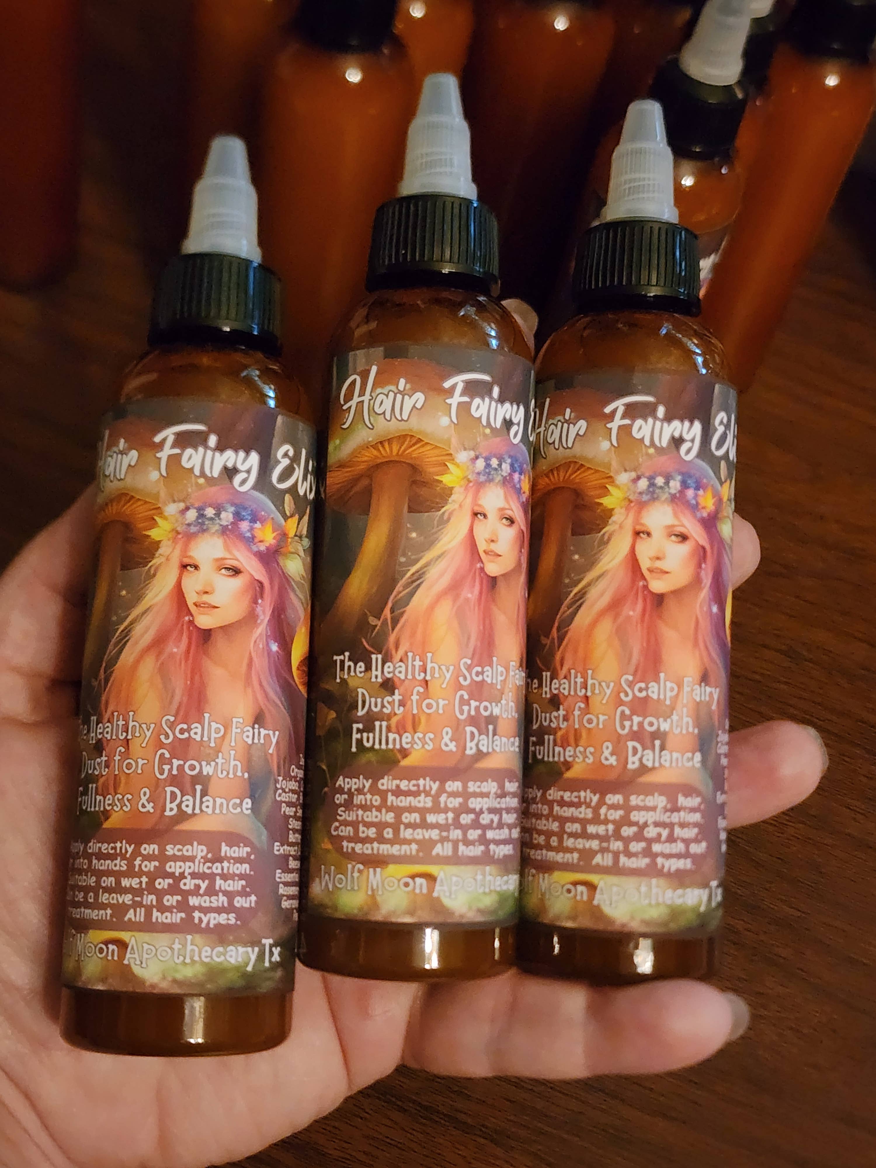 Wolf Moon Apothecary Tx - Wholesale Hair Oil - Hair Fairy Elixir | Natural | Organic | All Hair Types