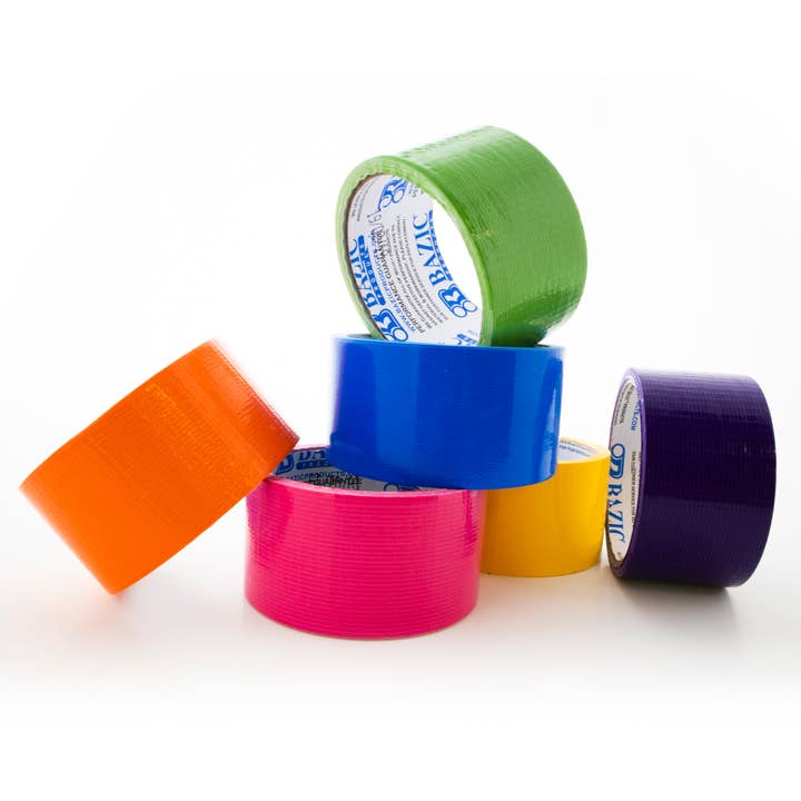 BAZIC Products - Wholesale Tape - 1.88" X 10 Yard Assorted Fluorescent Colored Duct Tape3