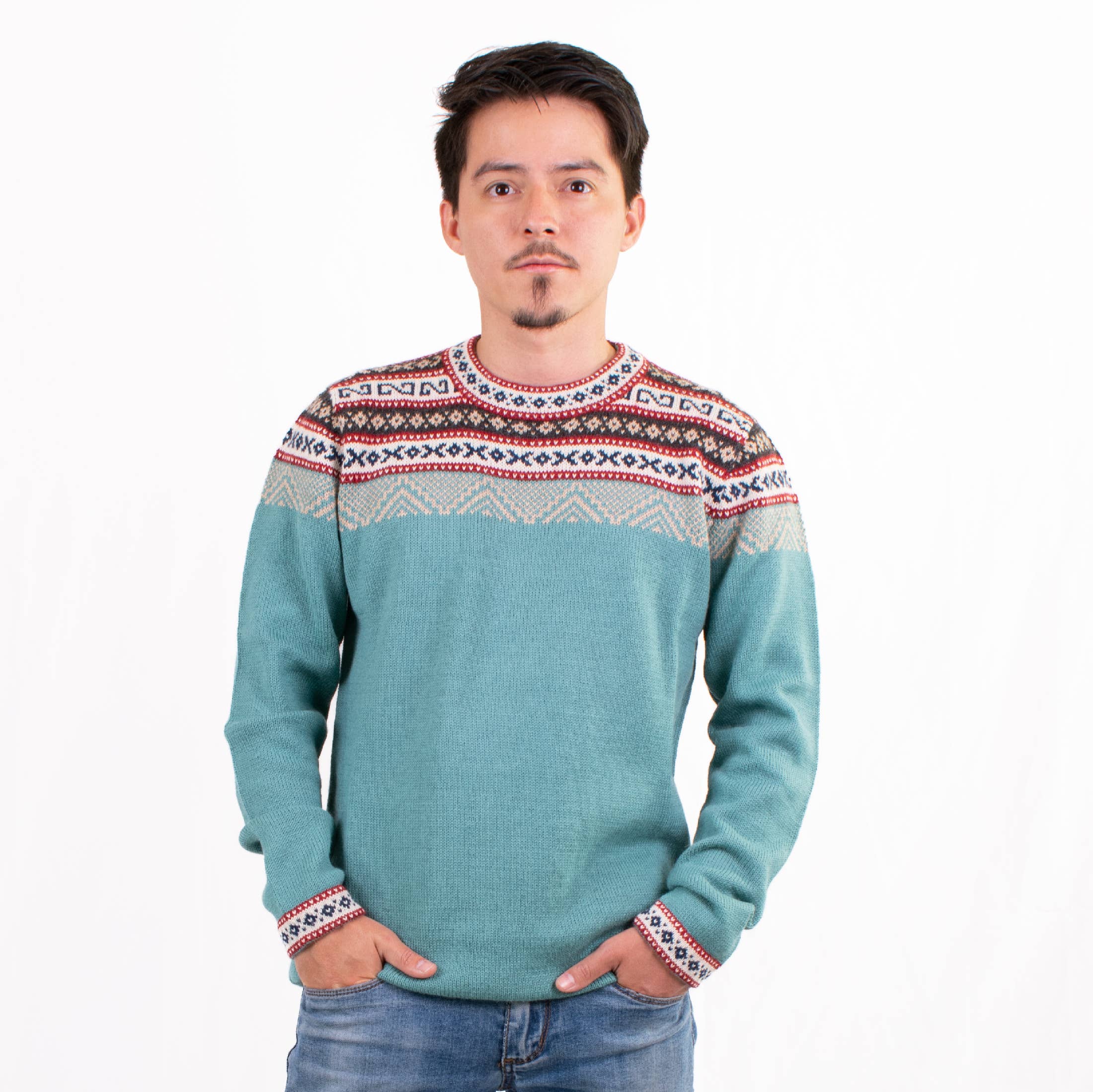 L.A.M Bolivia – wholesale Knitted jumper – Women′s – Alpaca Sweater Andes8