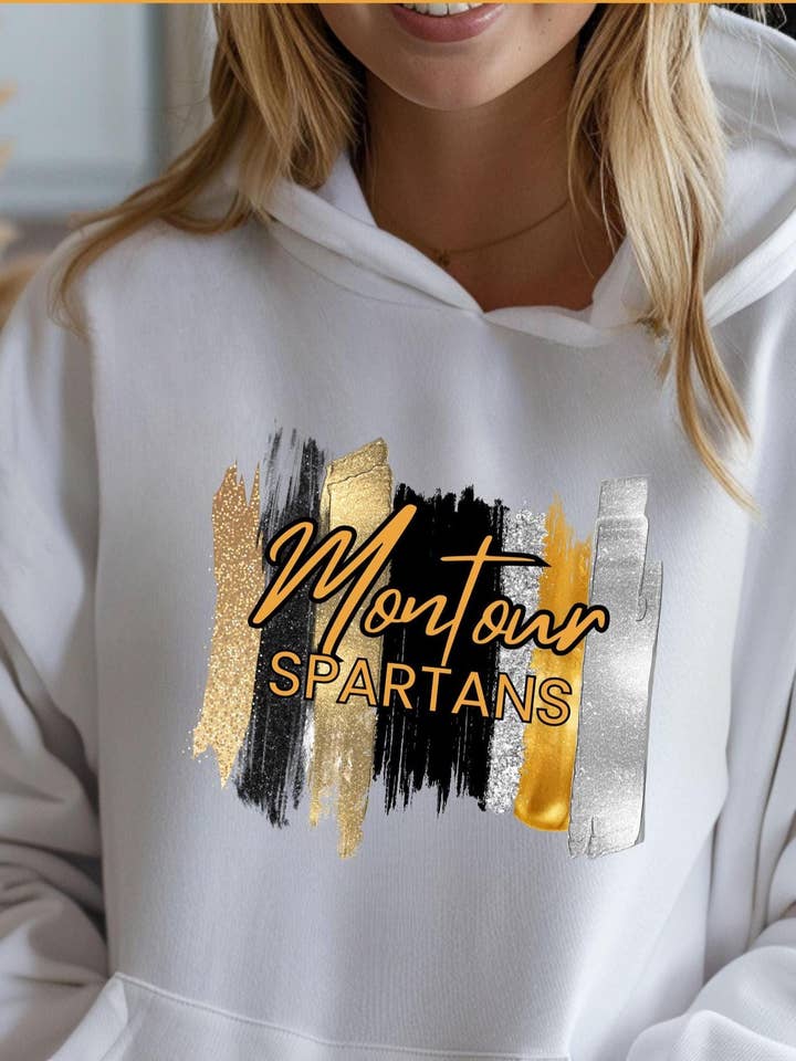 Montour Spartans Alumni Spirit Sports Hoodie for wholesale by 240 Spirit Press