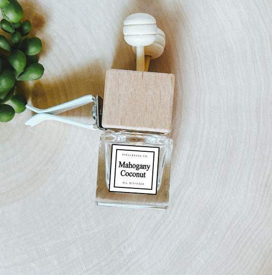 Prairie Chicken Sticker Shop & Gifts - Wholesale Car Freshener - Unisex - Mahogany Coconut Car Freshener Diffuser1