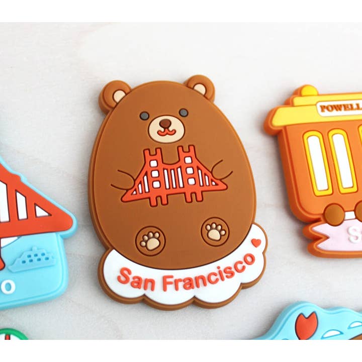 Tomoko Maruyama - Wholesale Magnet - San Francisco Landmarks Magnets3
