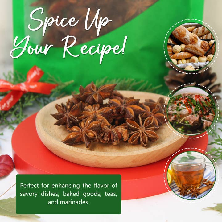 Natural Plus Green – Engroshandel Tørret krydderi – NPG hel kinesisk stjerneanis 16 Oz4