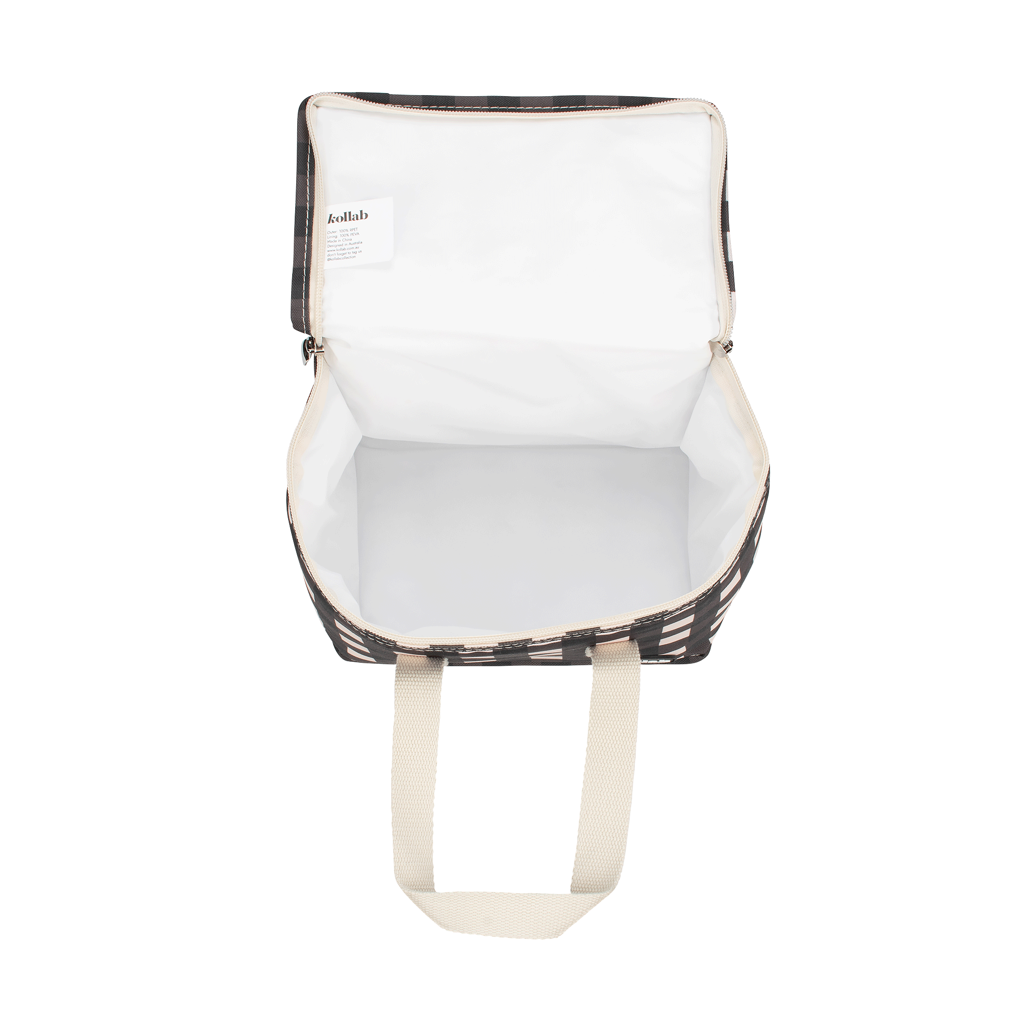 Kollab - Wholesale Lunch Bag/Box - Lunch Box Black Check1