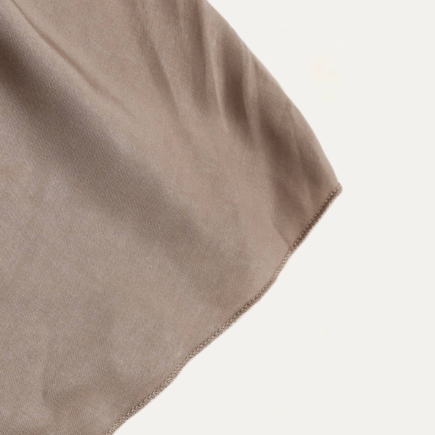 Unique Taupe High-Waisted Asymmetrical Maxi Skirt for wholesale on Faire2