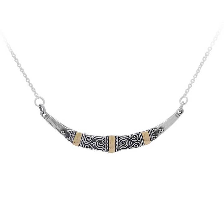 Sterling gouden halvemaanketting nr. 2 voor wholesale door SITA