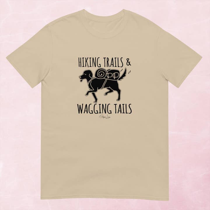 Hiking Trails & Wagging Tails Graphic Tee for wholesale by Piper Lou Collection