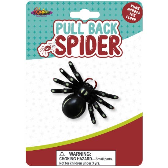 Kalan - Wholesale Gag Gift/Novelty Gift - Pull Back Spider Gag + Prank Item