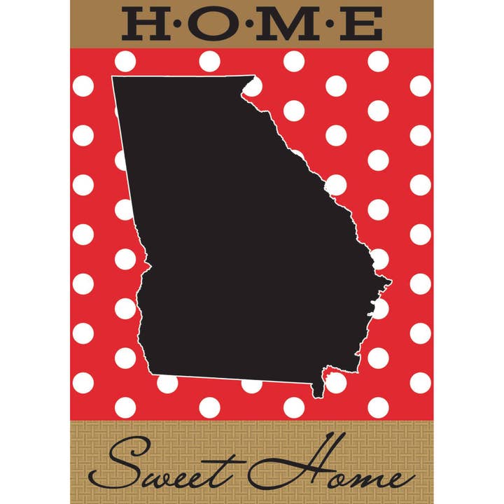 😲 Garden Georgia Home Sweet Flag for wholesale by Dicksons