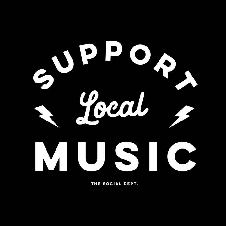 The Social Dept. - Wholesale Screen Printed T-Shirt - Unisex - Local Music Lightning Bolt