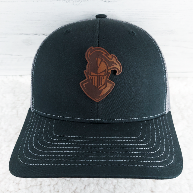 Trendy Tee Co. - Vendita all'ingrosso Cappellino  da camionista - Unisex - Cappello da camionista Team Mascot Richardson nero e grigio14