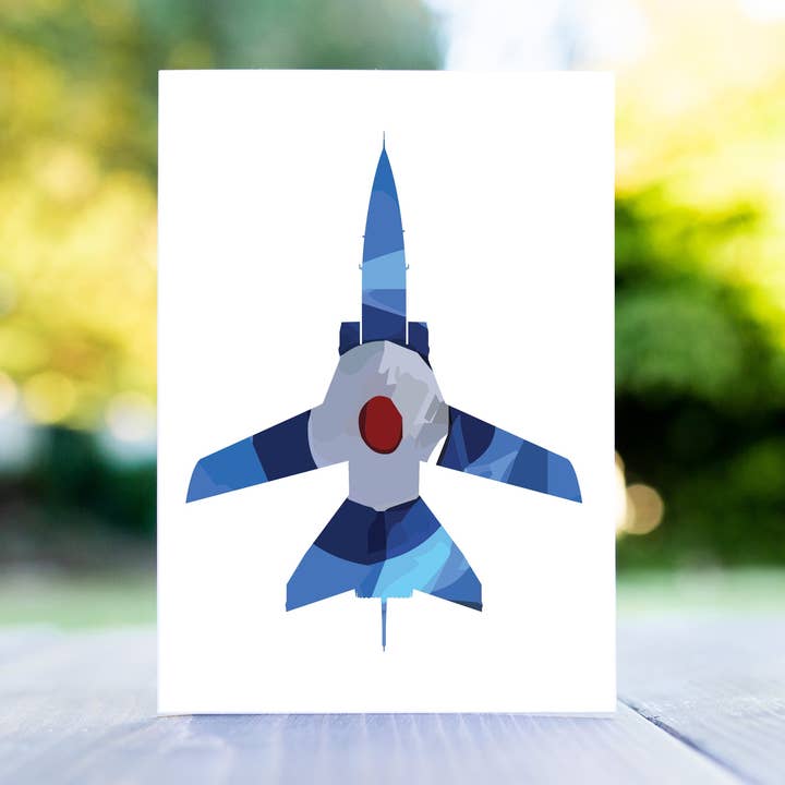 Tornado F3 Ensign Greeting Card for wholesale by Gillian Jones Designs