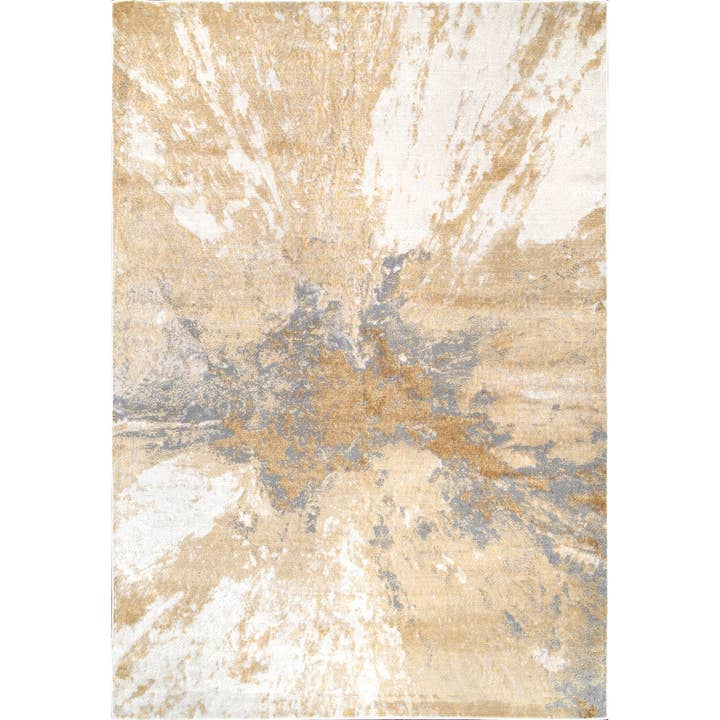 Tapis de zone abstrait contemporain Cyn pour la vente par nuLOOM