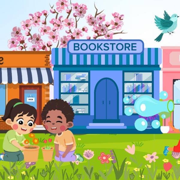 Autumnmist Boutique - Wholesale Bookmark - Main Street: Spring Edition Seasonal Bookmark4