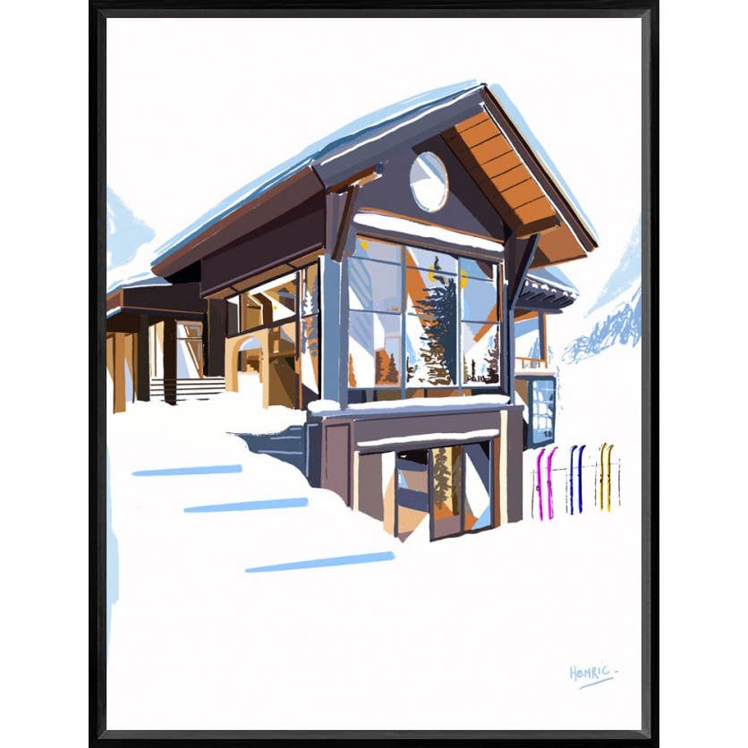 Atelier Contemporain - Wholesale Art Print - Fine Art Print - “The Chalet” - Jean-Philippe Henric4