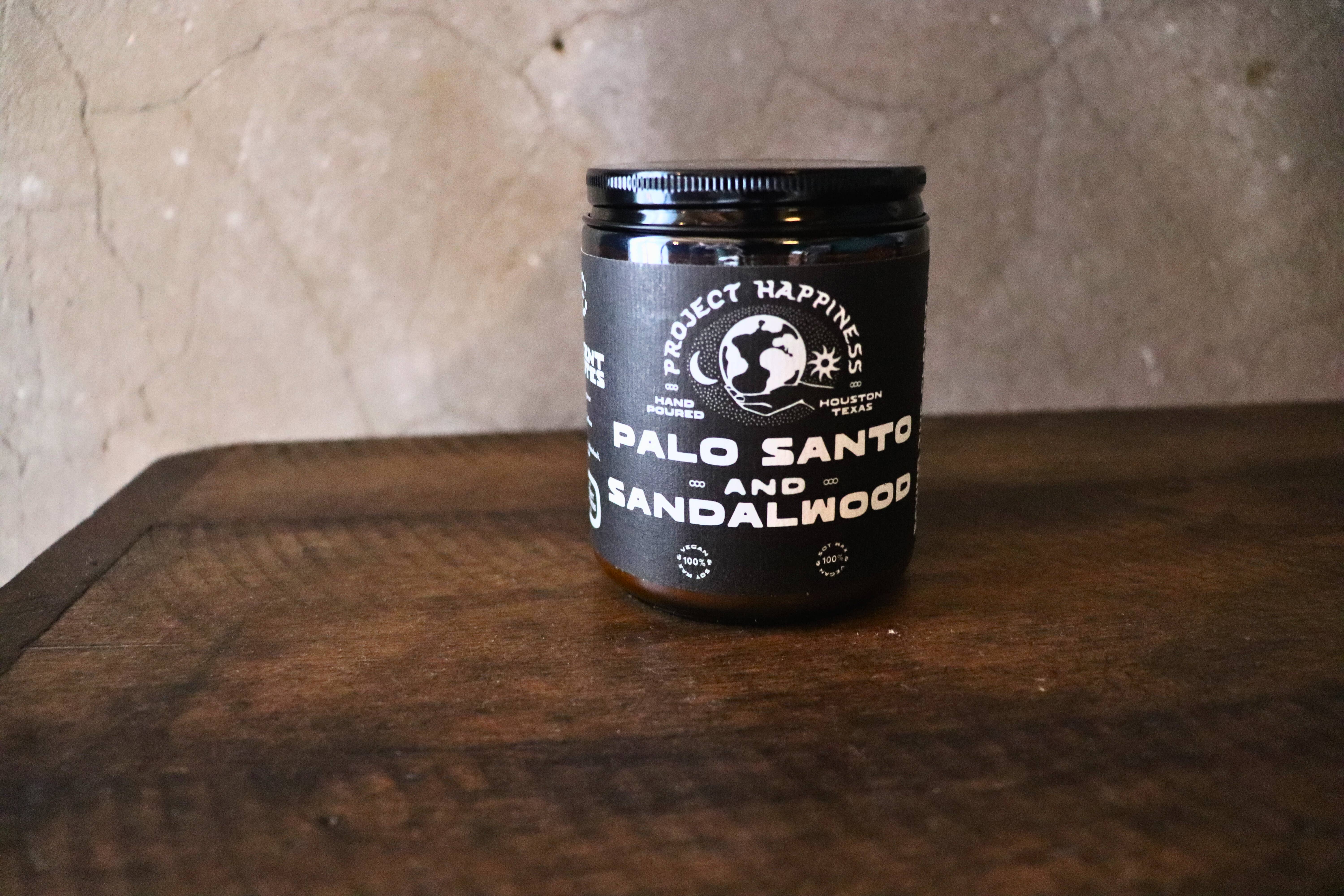 Project Happiness Candle Co. - Wholesale Jar/Filled Candle - Palo Santo and Sandalwood Soy Candle - 8oz14