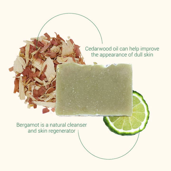 Herb'N Eden - Wholesale Bar Soap - Cedarwood & Sea Clay Bar Soap