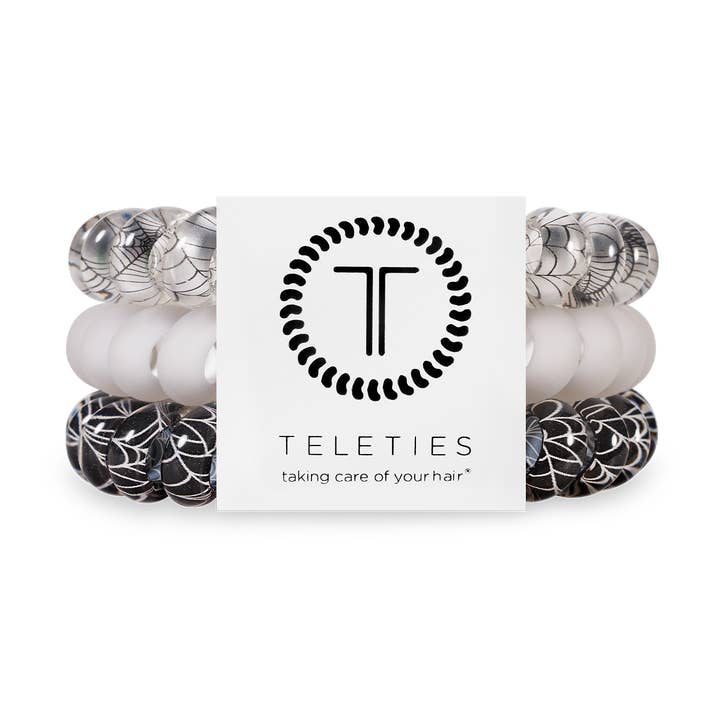 TELETIES - Wholesale Hair Tie - Spiral Hair Coils | Large | Webbed Hair Ties0
