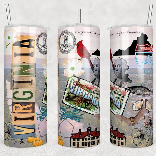 State Virginia State | Tumbler for wholesale by Designs by Robyn
