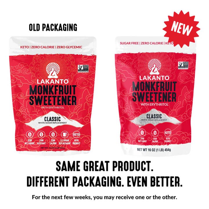 Lakanto - Wholesale Sugar/Sweetener - Lakanto Classic Monk Fruit Sweetener with Erythritol - 1 lb7