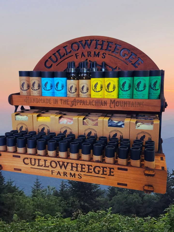 Wholesale Package #1- includes display for wholesale by Cullowheegee Farms