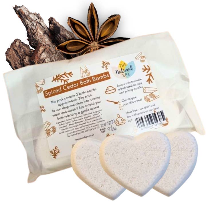 The Natural Spa Cosmetics - Wholesale Bath Bomb/Fizz - Bath Bomb Pack - 3 Per Pack1