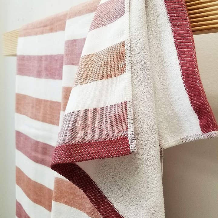 IPPINKA Made in Japan - Wholesale Bath Towel - Senshu Towels - Stripes (3sizes/3colors) soft and absorbent13