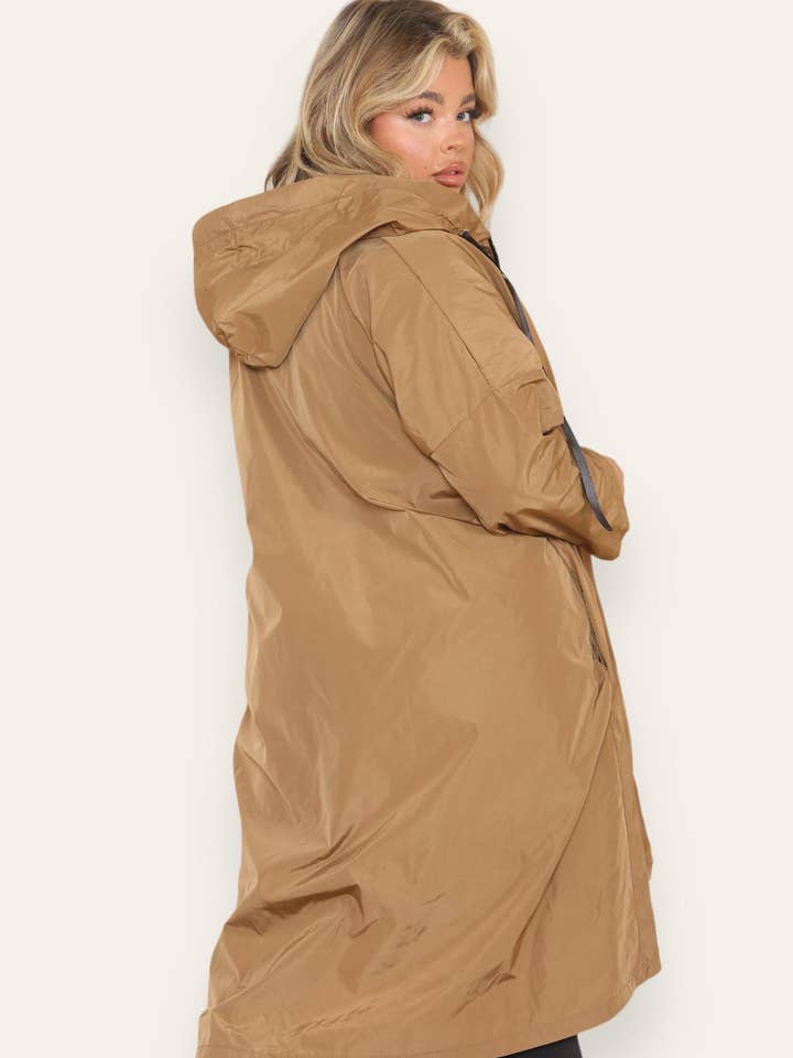 Miss Bold - Wholesale Raincoat - Women's - Oversized Hooded Rain Mac12