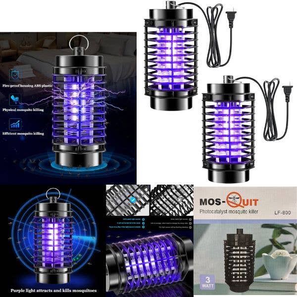 St. Louis Wholesale LLC - Wholesale Insect Repellent - BUG#15 - 8" Photocatalyst 2PACK Set Mosquito Killer - LF800