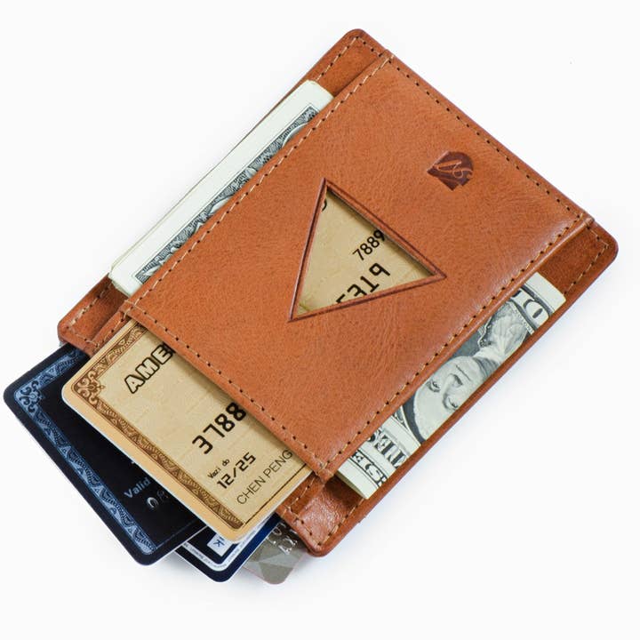 Carteira com alça - 'Admire' Caramel por atacado de Axess Wallets
