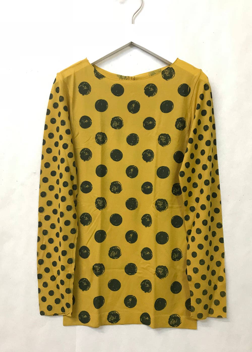 AMB Designs - Wholesale Knit Top - Women's - Grunge Polka Dot Raw Edge Second Skin Top4