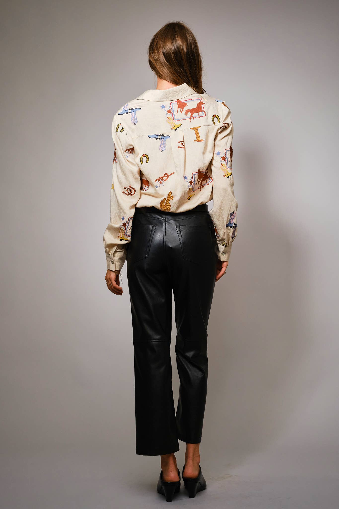 SAND 37148T - Western Embroidered Shirt for wholesale on Faire9